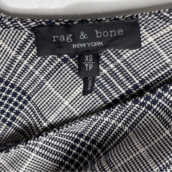 Rag & Bone Dress Womens XS Plaid Print Midi Dress Dark Academia - Picture 8 of 9